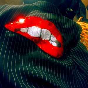 Pinstripe Jacket with Pants Suit